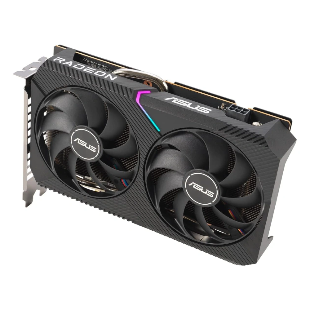 Asus Graphic Card Dual RX 6500 XT 4GB DDR6 V2 OC Dual Fan view 6